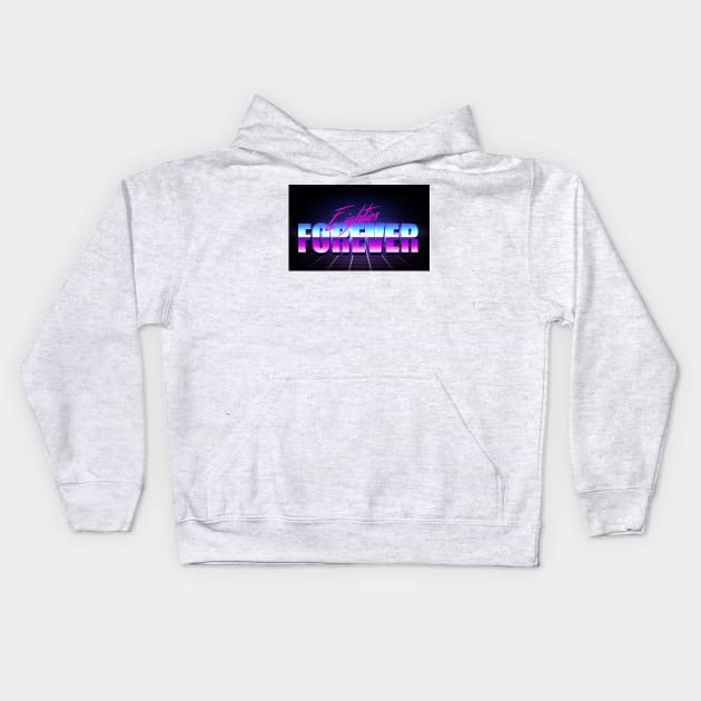 80s forever Kids Hoodie by thehollowpoint